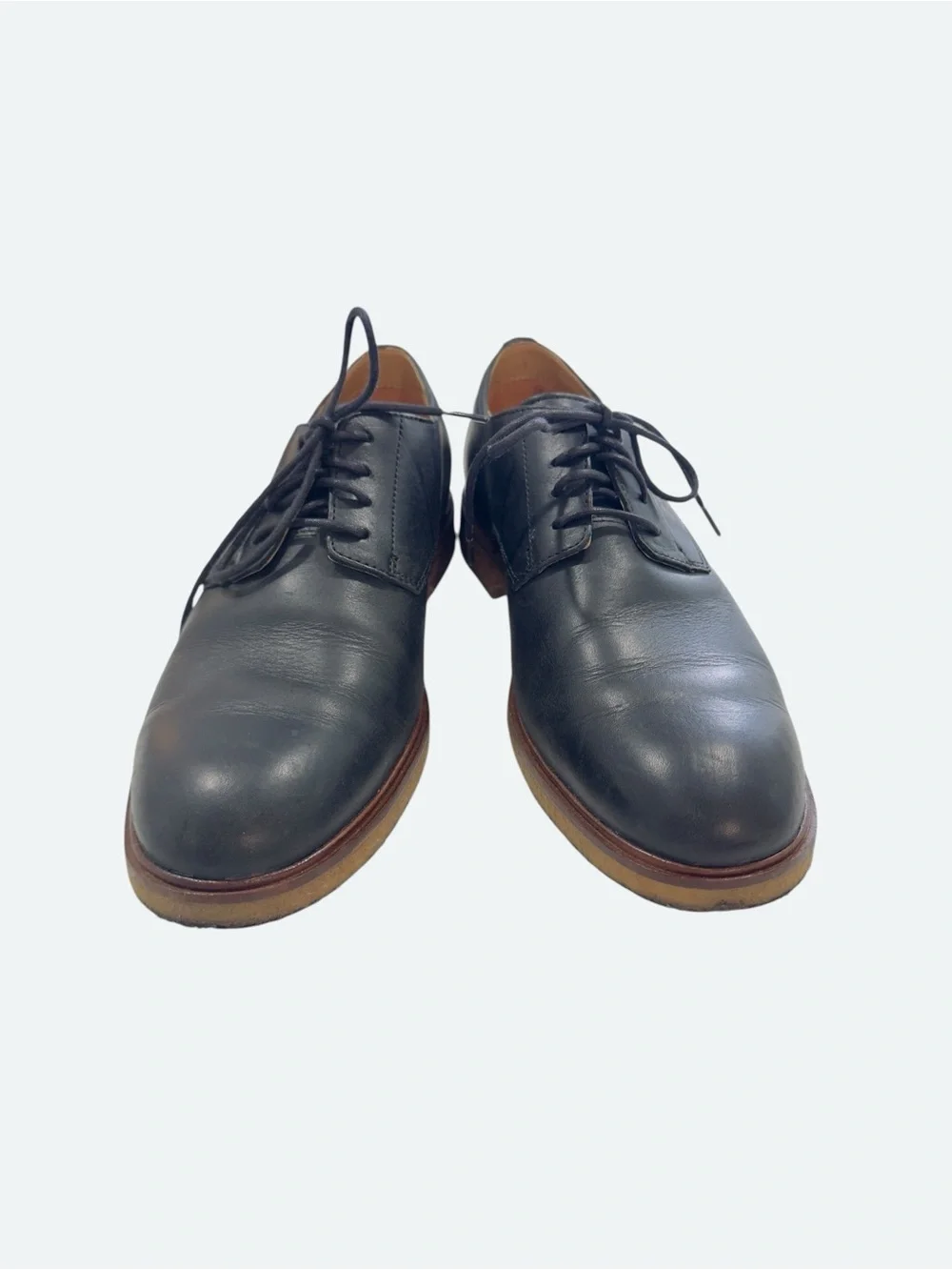Clarks Black Leather Derby Oxford Shoes Men’s Size 8.5 M Lace-Up Casual Dress